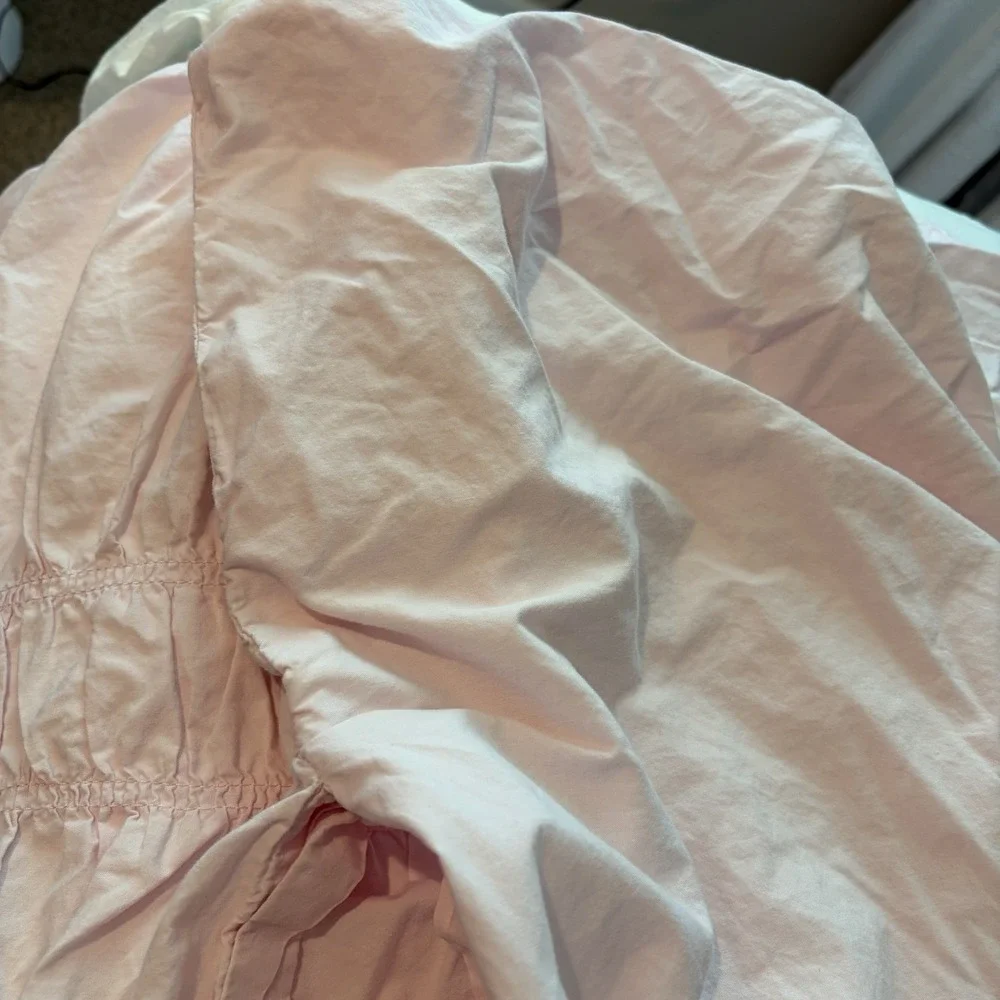 Simply Shabby Chic Twin Duvet Cover‎ Pink Cottagecore French Country Ruched